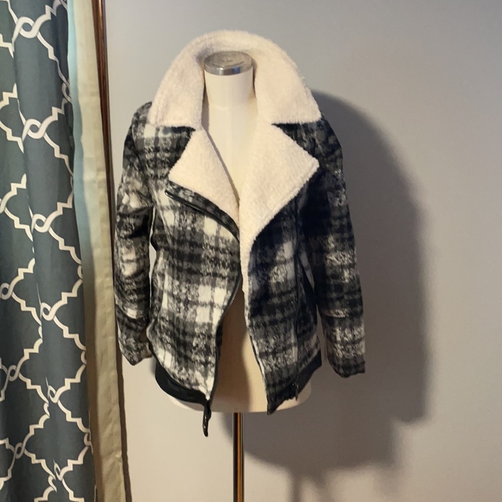 Moon & Meadow day to night moto jacket, S, NWT - Picture 2 of 6